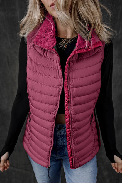 Sylvia® | Manteau gilet avec zip et poches