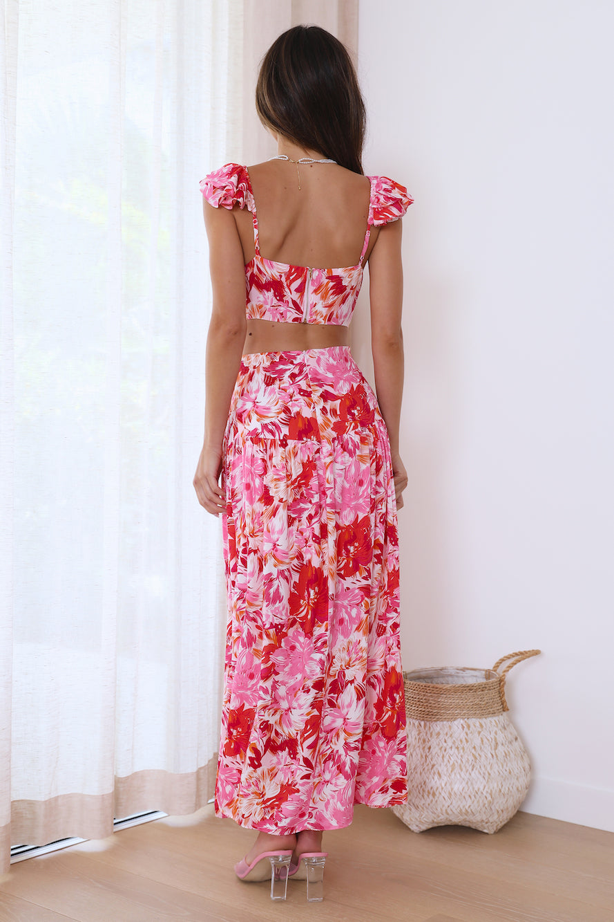 Love The Fit Robe Midi Rose