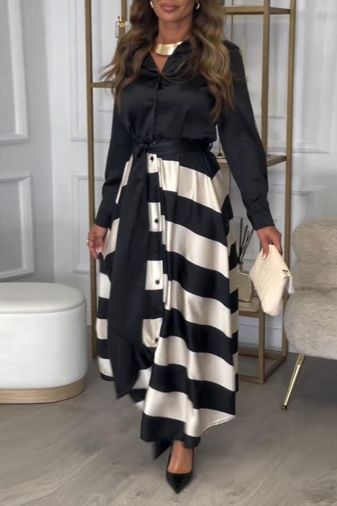 Tamara® | Robe longue rayée au look chic