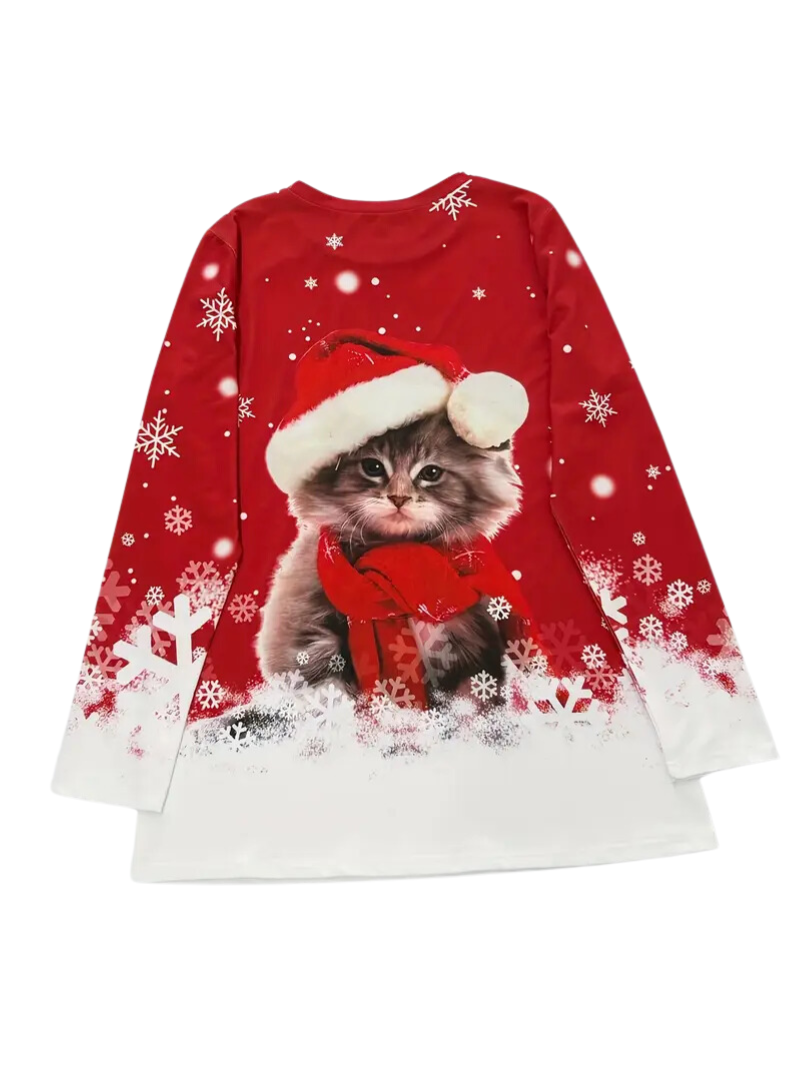 Yasmin® | Pull de Noël chat