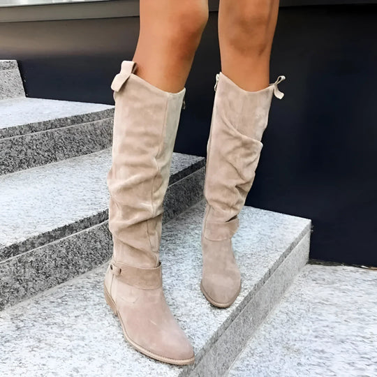 Wendelina® | Bottes hautes élégantes avec fermeture éclair