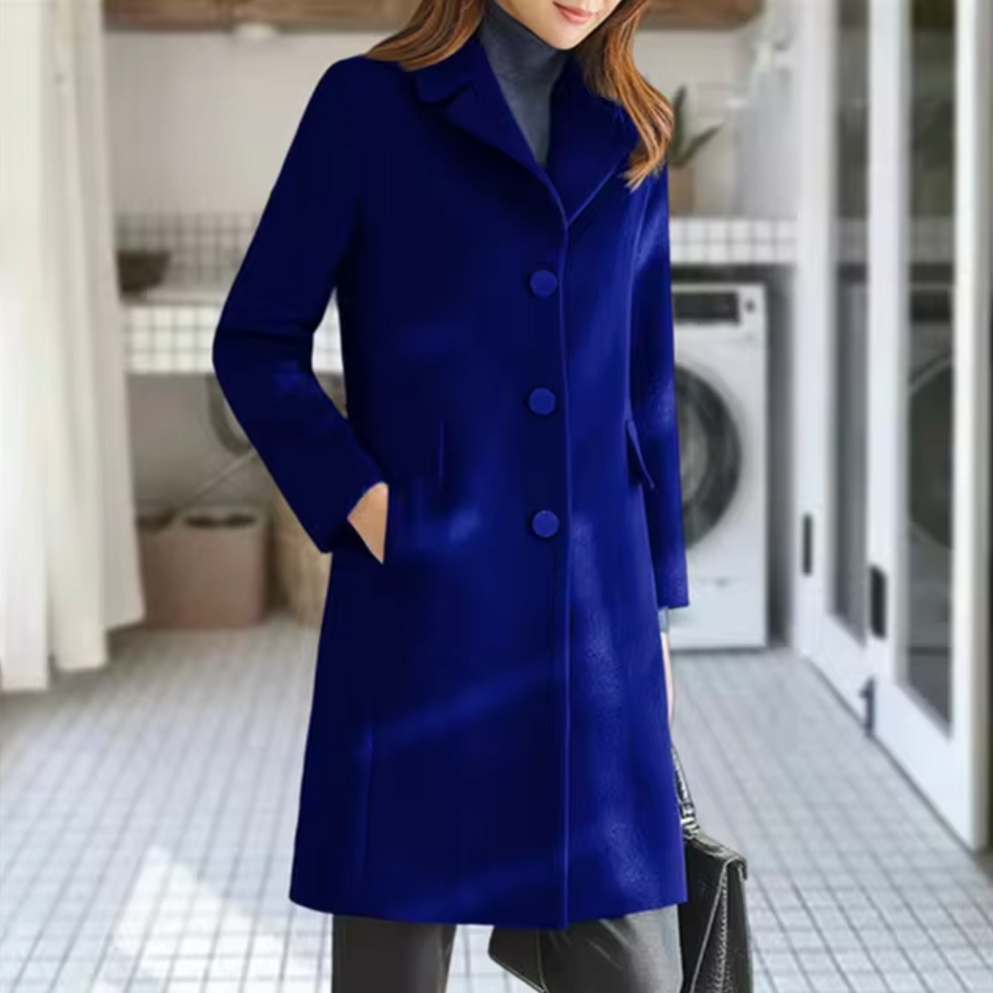 Tamara® | Manteau en laine avec poche avant