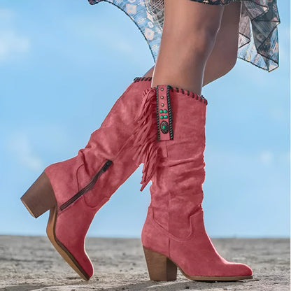 Zulema® | Bottes de cowboy en cuir véritable