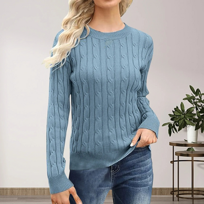 Virginie® | Pull tricoté décontracté à manches longues pour femme