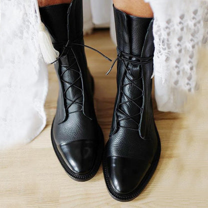 Rési® | Bottines rétro pour femmes à talons et au look vintage élégant