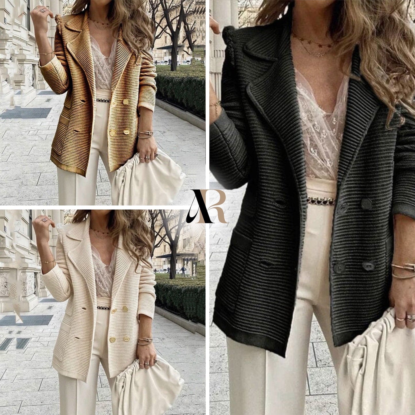 Verónica® | Veste blazer en tricot élégante à porter au quotidien