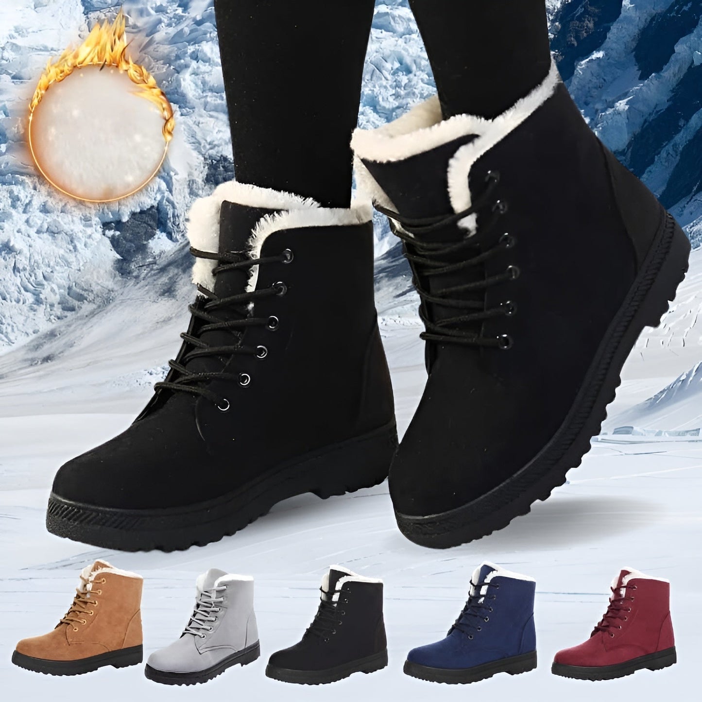 Vania® | Bottes d'hiver chaudes et robustes