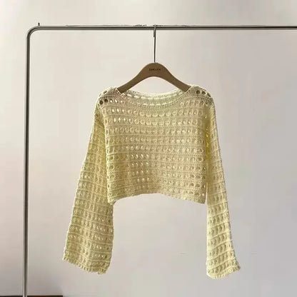 Adèle® | Haut au crochet à manches longues Rosamund pour femme