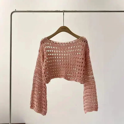 Adèle® | Haut au crochet à manches longues Rosamund pour femme