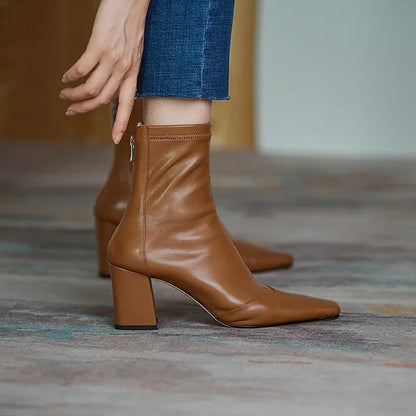 Adélaïde® | Bottines minimalistes en cuir