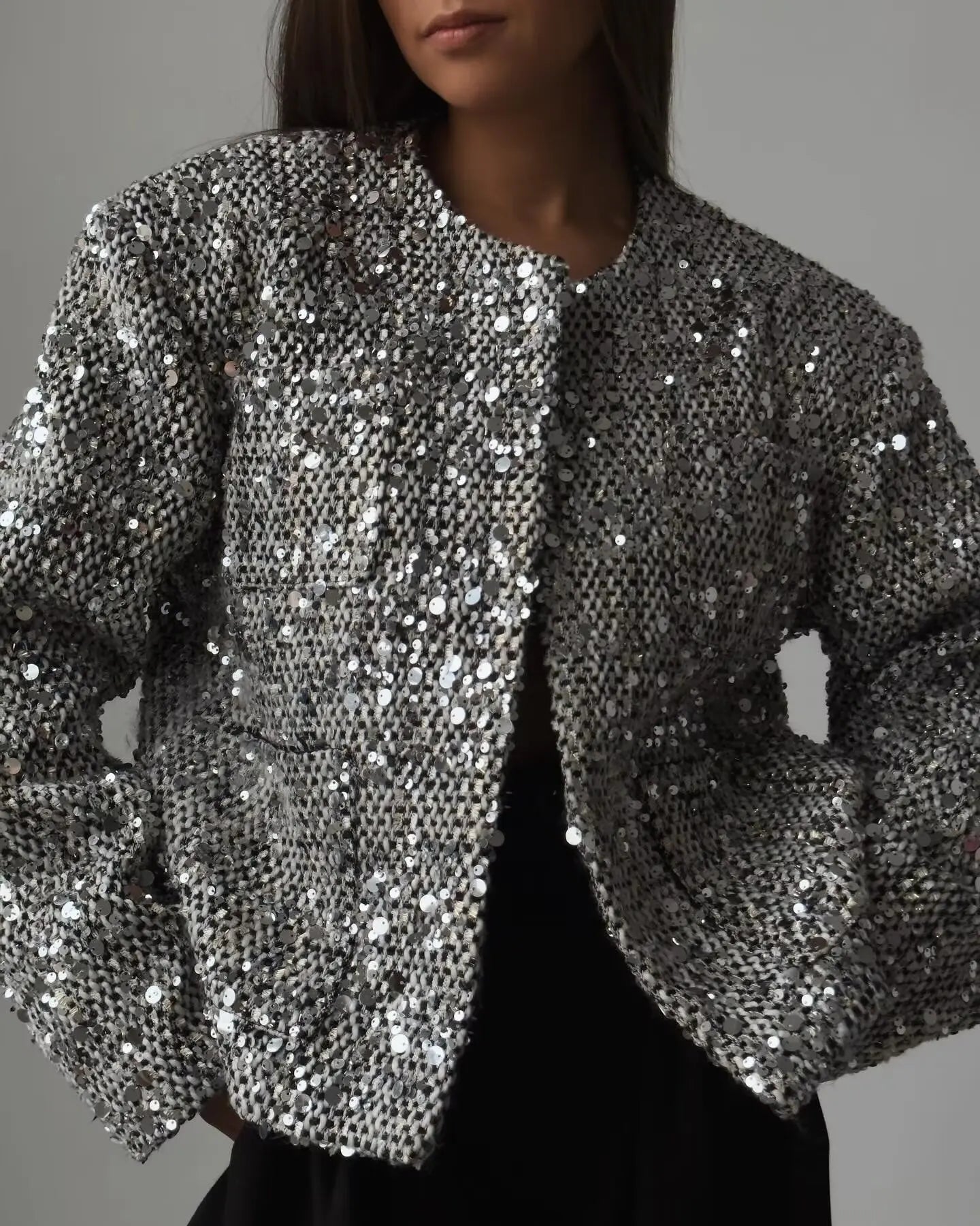 Sila® | Veste glamour à sequins