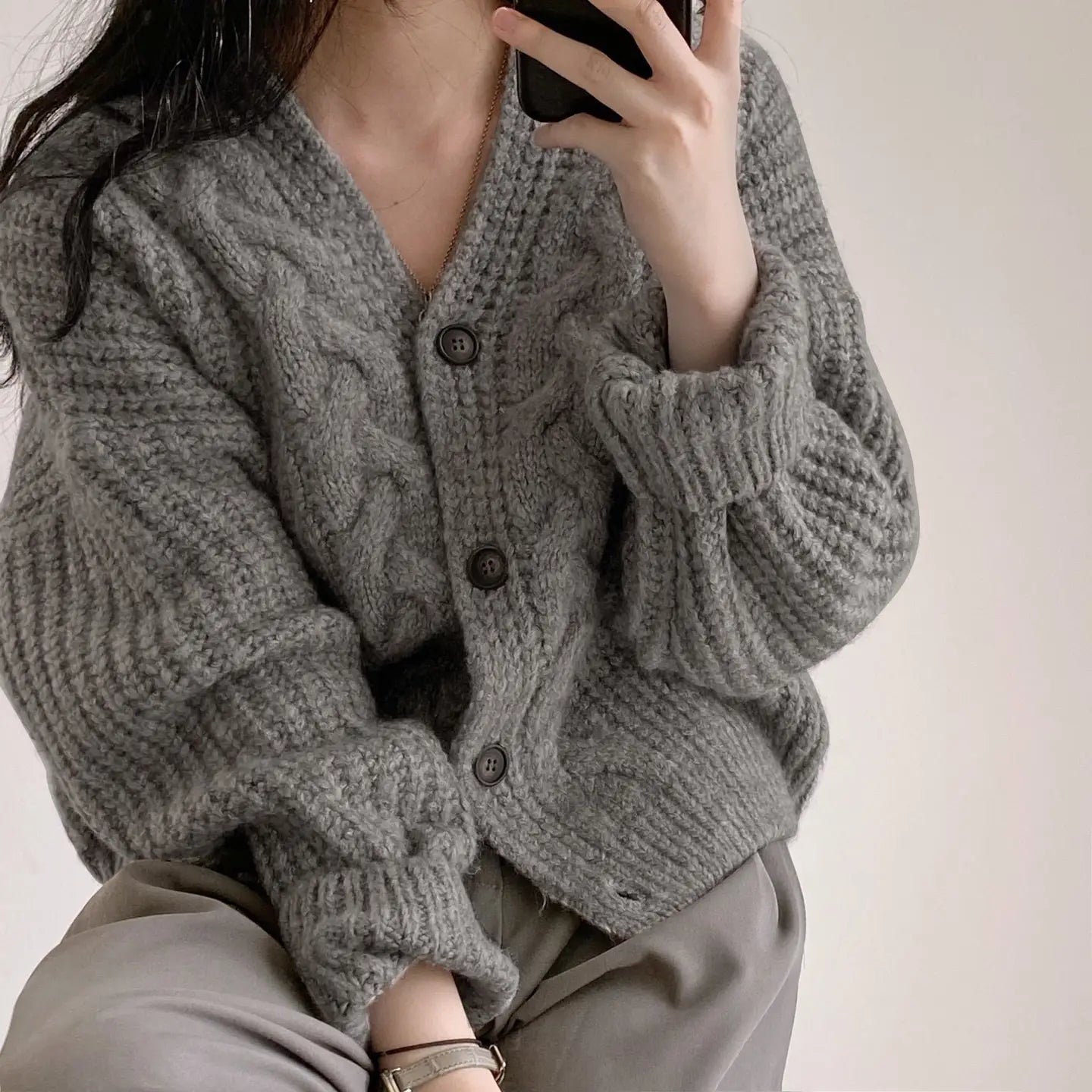 Violeta® | Cardigan oversize élégant pour femme