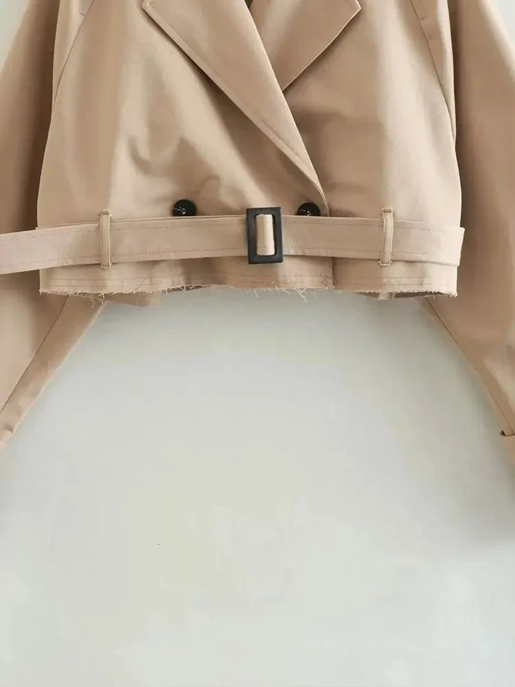 Vania® | Trench femme vintage avec ceinture