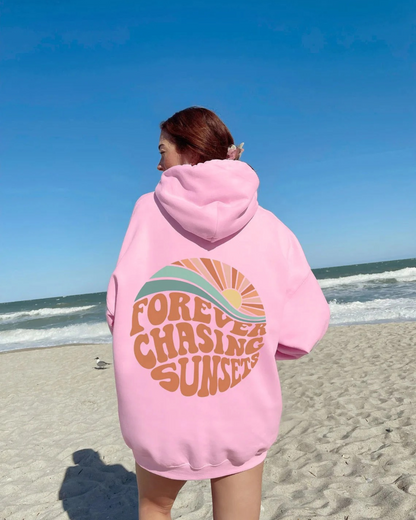 Tirza® | Sweat à capuche élégant « Forever Chasing Sunsets »