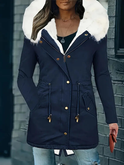 Zoraida® | Parka avec bordure duveteuse et capuche