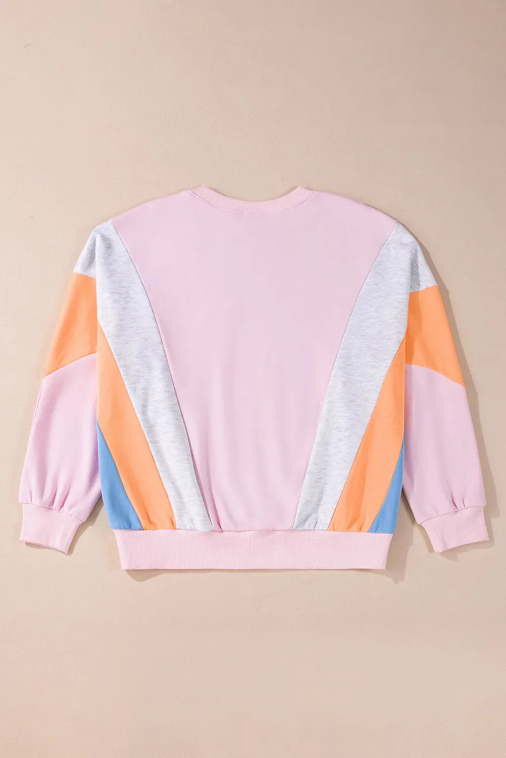 Sigrid® | Sweat color block à col rond et manches longues