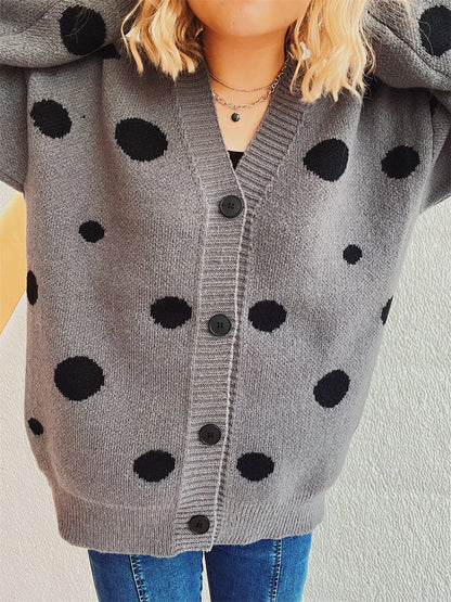 Tamara® | Cardigan à pois avec boutons