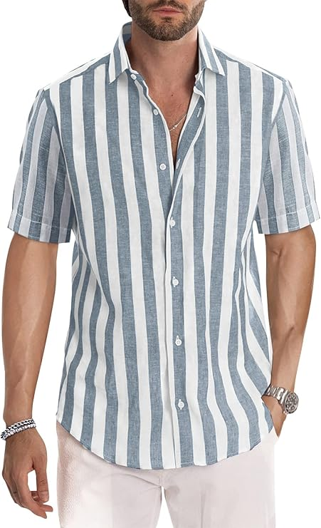 Hugo - Chemise Casual à Manches Courtes pour Homme