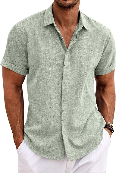 Armand - Chemise Homme à Manches Courtes