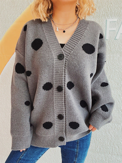 Tamara® | Cardigan à pois avec boutons