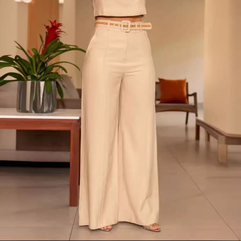 Bettina® | Ensemble haut et pantalon blanc La Segoviana™