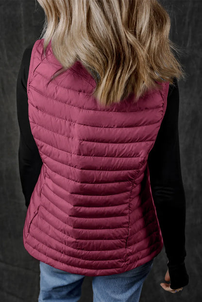 Sylvia® | Manteau gilet avec zip et poches