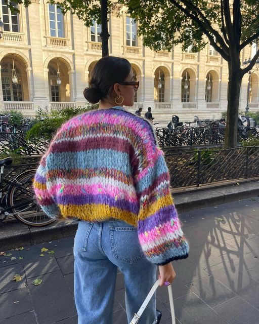 Grit® | Pull rayé avec une belle Couleur