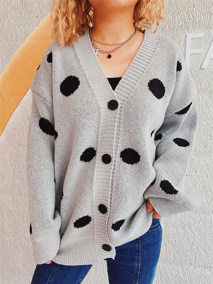 Tamara® | Cardigan à pois avec boutons