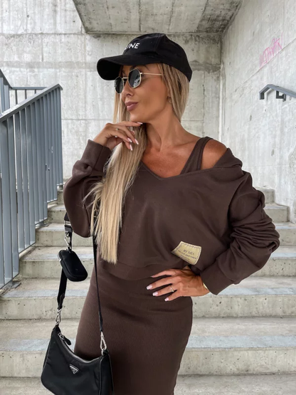 Xena® | Ensemble robe et sweat élégant