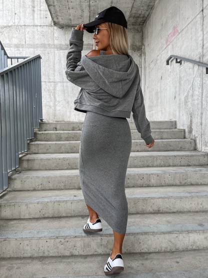 Xena® | Ensemble robe et sweat élégant