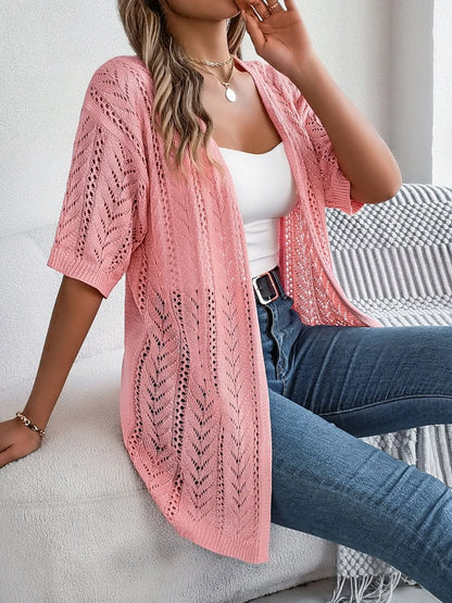 Erna® | Cardigan ajouré demi manches