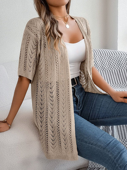 Erna® | Cardigan ajouré demi manches