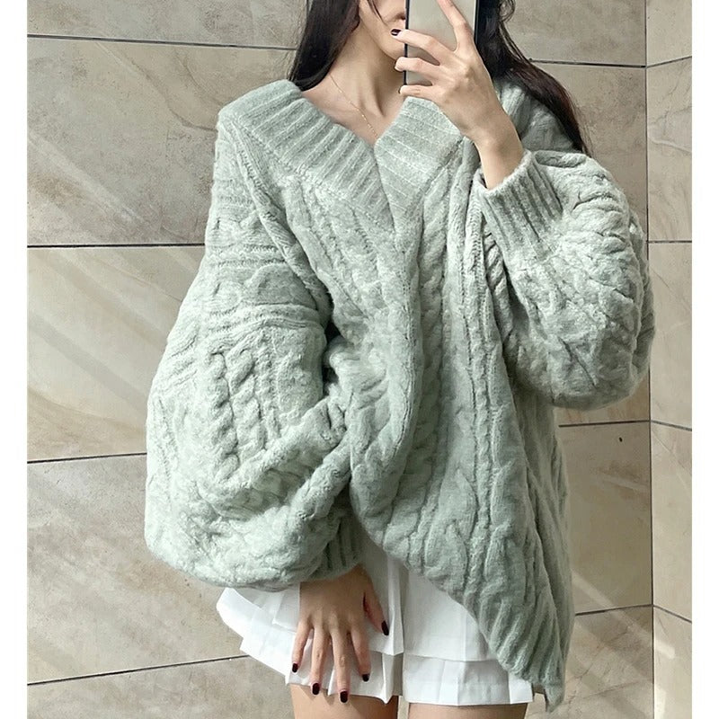 Tamara® | Pull vert oversize pour femme